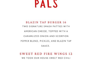 The menu for this month’s spicy challenge at one of our local breweries!!