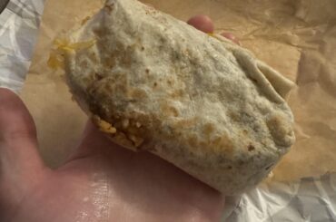 Tiny Grilled Cheese Burrito