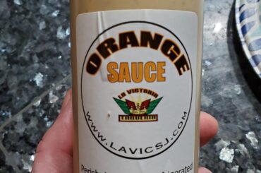 The legendary orange sauce