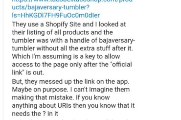 Saw this, spread the word