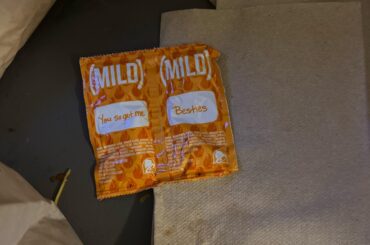 My sauce packets are meant to be together