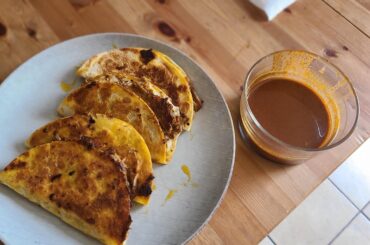 Cochinita Pibil in a quesobirria style.