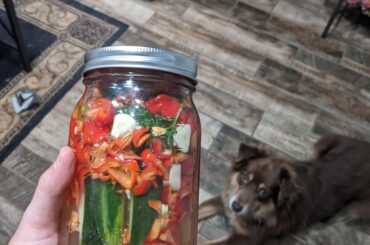 These gon be some spicy ass pickles