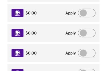 Taco Bell gift card app issues