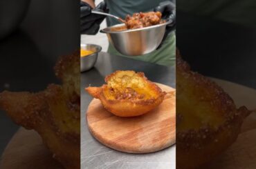 Chili Cornbread Bowl #Shorts
