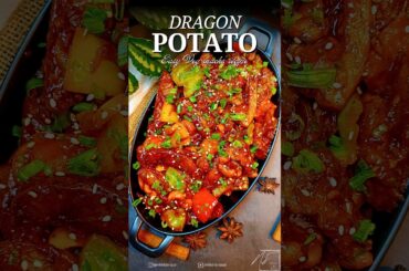 Dragon Potato | Chilli Potato | Crispy Chilly Potato | Easy Veg Appetizer Recipe | #shorts