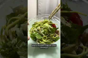 Frozen Fried Rice and Chili Shrimps from a Japanese convenience store #shorts #japan #food