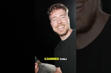 Surviving at Sea  Gourmet Canned Chili Adventure #mrbeast #survivalchallenge #survivaladventure