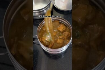 Today’s lunch box recipes #7 #shorts || pepper chicken, chilli chicken, chicken semi gravy, egg