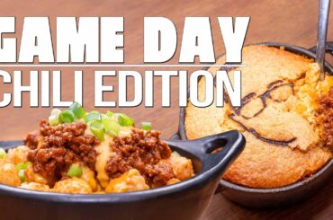 GAME DAY RECIPES: HOMEMADE CHILI EDITION | SAM THE COOKING GUY
