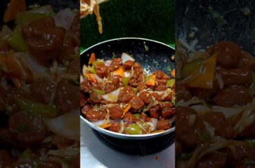 Soya Chilli Manchurian this is called Indo-Chinese Dish #youtubeshorts #shorts #viralshorts
