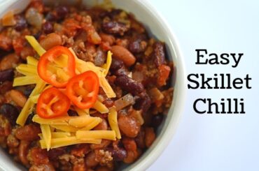Simple and Easy Skillet Chili Recipe