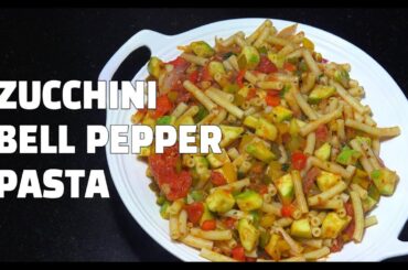 Bell Pepper Zucchini Pasta - Vegan Recipes - Vegan Pasta - Youtube