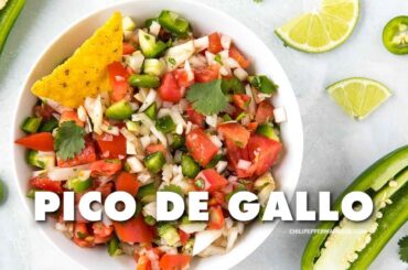 Pico de Gallo Salsa Recipe - Chili Pepper Madness
