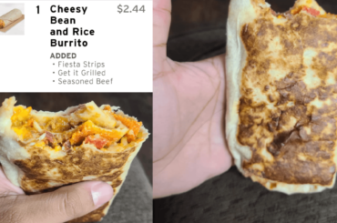 I think I found my new filler item, appreciate everyone who suggested grilling. Adding seasoned beef and fiesta strips was the cherry on top!