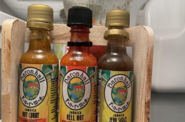 Hot sauces my girlfriend got me from her trip to Jamaica