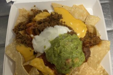 Very pleased with my loaded nachos!