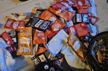Our taco bell gives wayyy too much sauce