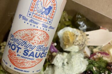 To the mad man that suggested this on salads, sir I owe you an open mouth kiss with light tongue. It was fabulous.