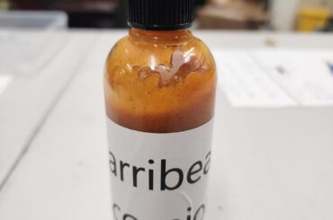 I asked Chat AI for a Carribean style hot sauce using scorpion peppers that I grew this year.