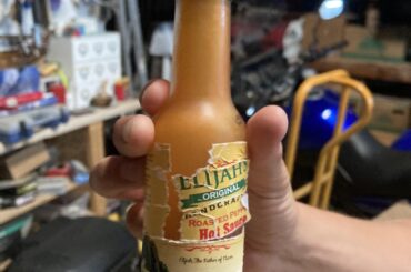 I present Elijah's hot sauce.