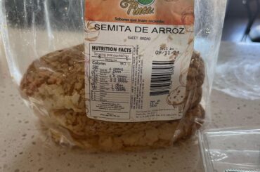 Is the packaging label on my Mexican sweet bread inaccurate?