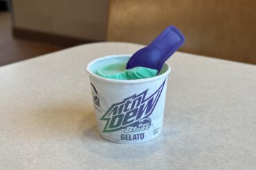 Just had the Mtn Dew Baja Blast Gelato