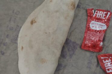 So I ordered the soft taco with chicken.