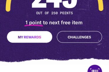 How many points is an avocado packet?