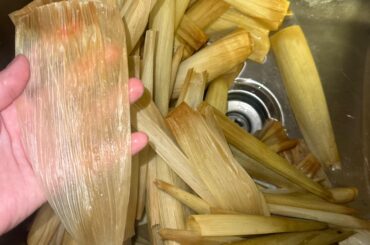 My corn husks for my tamales look like this. They have dark brown marks on them. And after a long soak the water was yellow. Is that normal? If not what are some good alternatives to cook my tamales in? I live on the east coast and had to order these so I can’t just go out and buy new ones