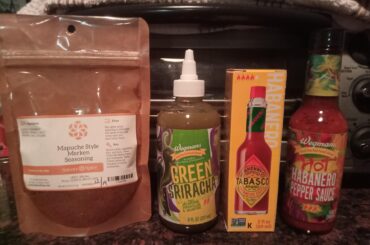 Finally got to a Wegmans in PA and scored those three on the right; I'll be looking for something good to splash them on. I've had the Merken (Merquen) for years and have wondered if anyone else on this sub has discovered it. It's on pretty much every table in Chile.