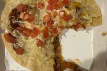 Sad excuse for a Mexican Pizza.