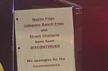 Amazed how fast the jalapeno nacho fries left, they were super new. And good the one time I tried em. :(