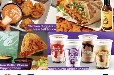 Upcoming items that are expected to be on the Taco Bell menu