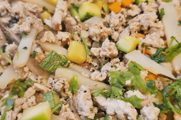 Whats in the fridge special. Picadillo de Pavo.