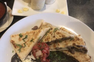 I ate this delicious meal at a fine Mexican resturant