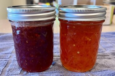 Habanero and Ghost Pepper Jelly (Strawberry and Peach)