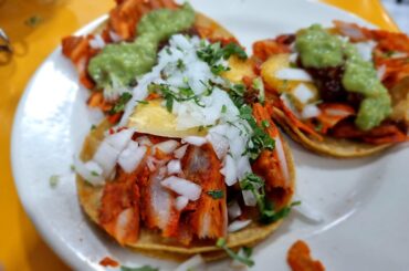 Tacos al Pastor at my friendly neighborhood taqueria