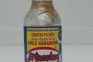 El Yucateco XXXtra Hot, my first empty bottle