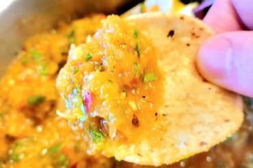 Grilled pineapple salsa turned out great