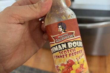 Chinese supermarkets around Boston often carry Caribbean hot sauces.