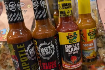 TK Maxx random selection of hot sauces