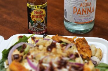 Taking this salad to hell.... Tasty and spicy sauce... Unique profile with some sweetness to combat the heat...