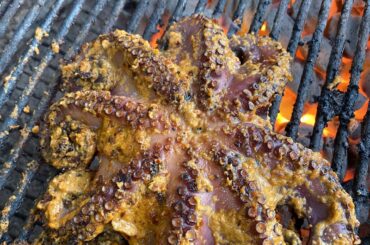 Grilled octopus tacos by me.