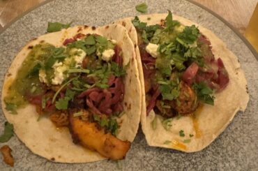 Pollo adobo at a Texas bbq place in London