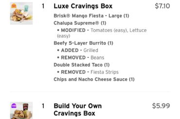 Food for me and my mom under $15 the app has the best deals who else agrees!