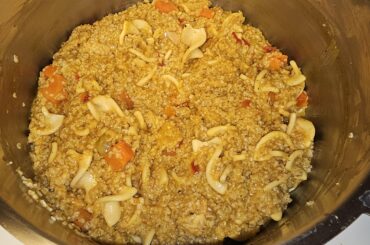 I needed to dilute the 75% sodium content in a can of Campbell's ghost pepper chicken noodle soup, so I added it into 3 servings of steel cut oatmeal. Now I have 25% sodium per serving, it's still got heat, and it's quite tasty