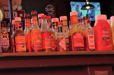 This pub got so many sauces, which one do you recommend?
