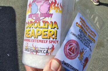 Excited to try this....I bet it's not extremely hot...But, the fact that it came with gloves made it a must try.