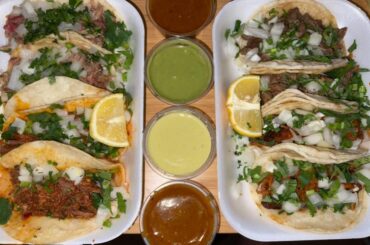 I miss the taco trucks in Santa Ana, CA. I actually had one right outside my bedroom window when I lived there. $1 tacos on Tuesdays.